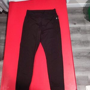 Pink ultimate black leggings women's size L